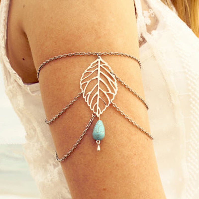 Leaf Clover Simple Chain Lady Bracelet