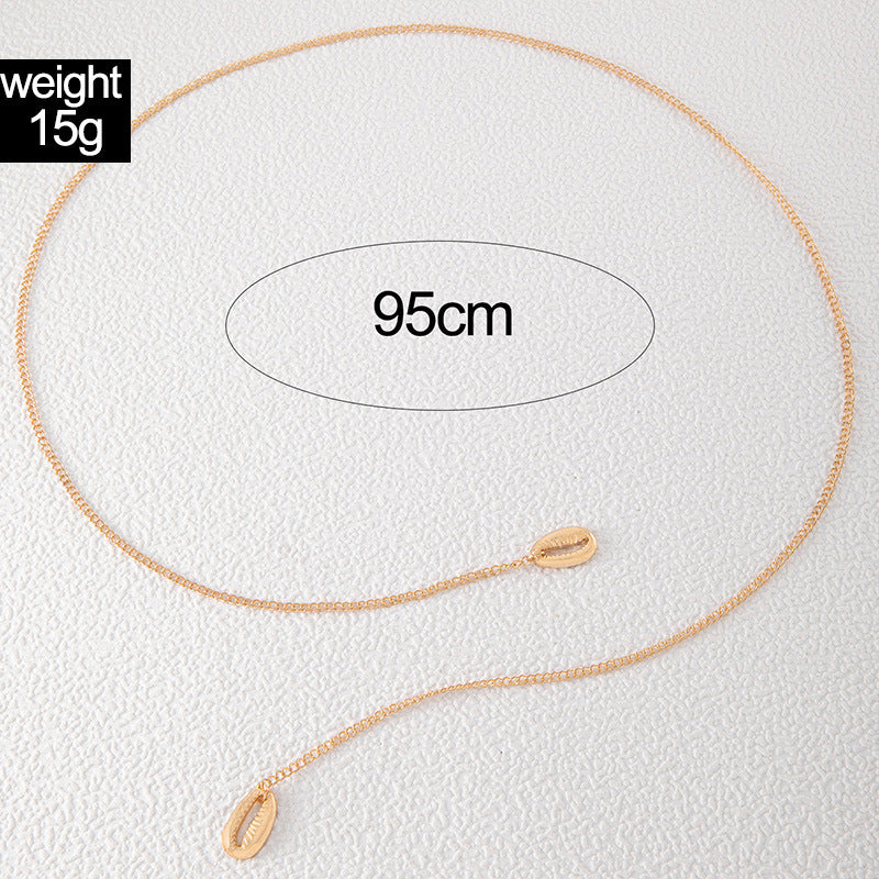 Double Layer Infinitely Seashell Necklace