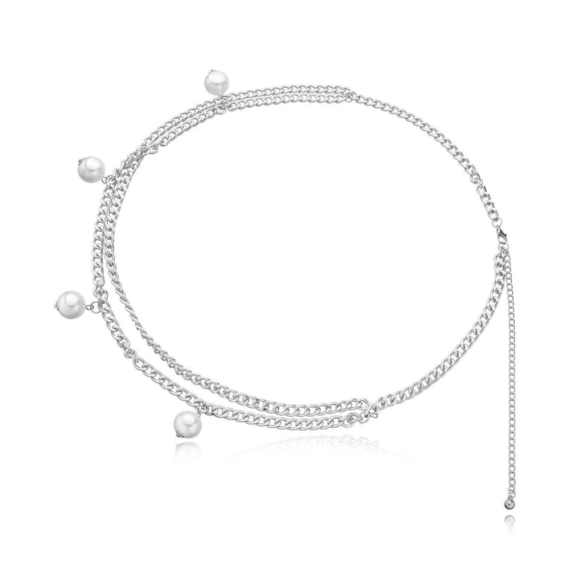 Waist Beads Plus Size Pearl Body Chain