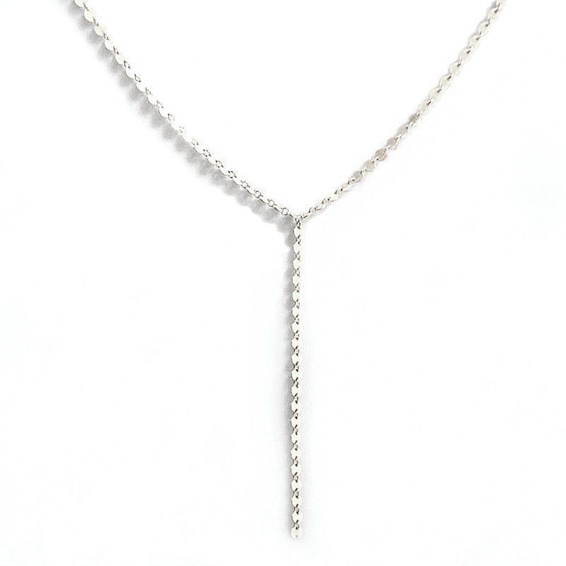 Multilayer Sequins Tassel Pendants Chain Necklace