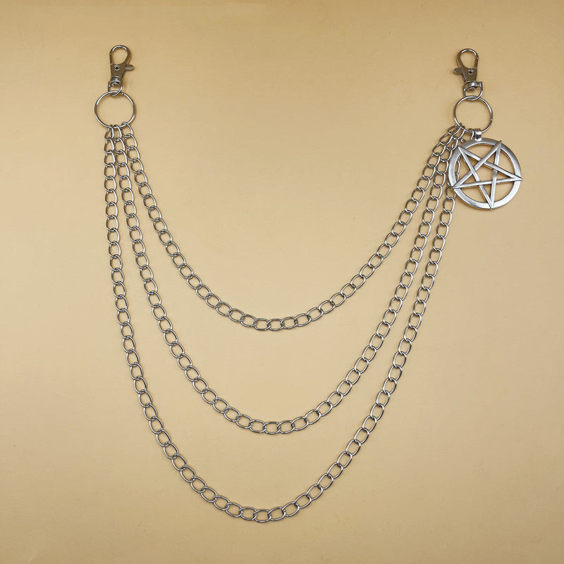 Punk Style Retro Multi-layer Trouser Chain Punk Pants Chain