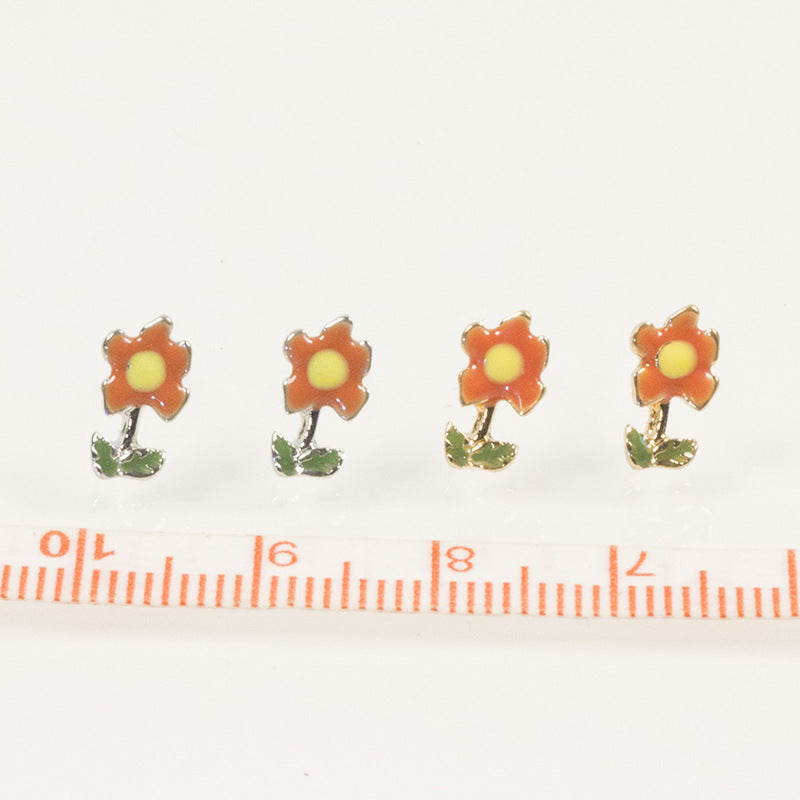 Small Flower Cute Stud Earrings