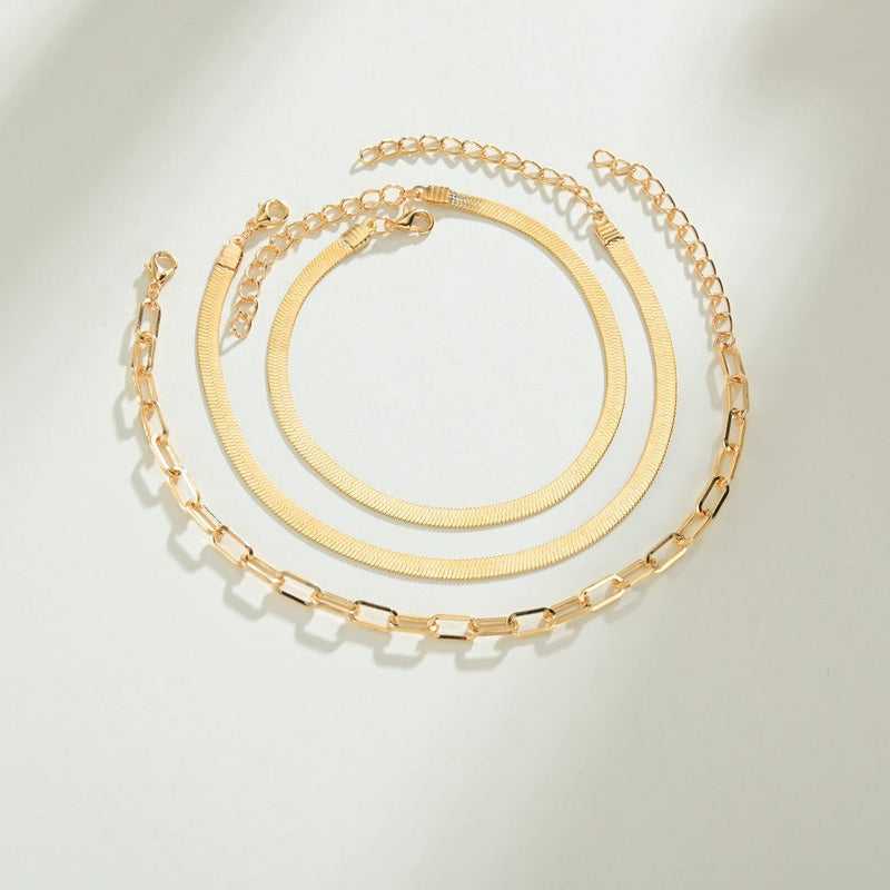 Lady Foot Chain Layer Ankle Bracelet