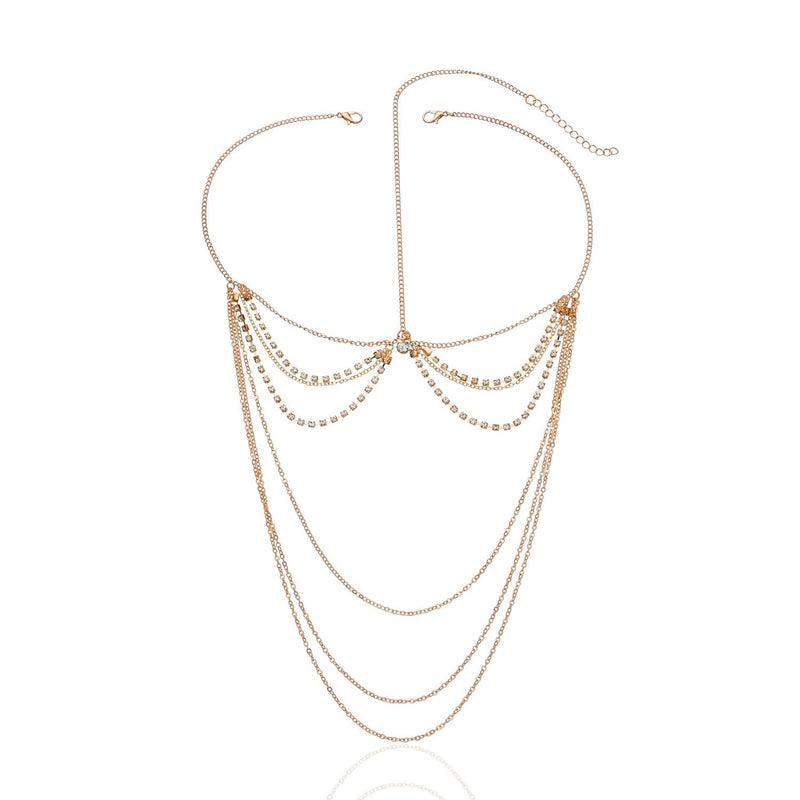 Head Jewelry Chain Rhinestone Headdress