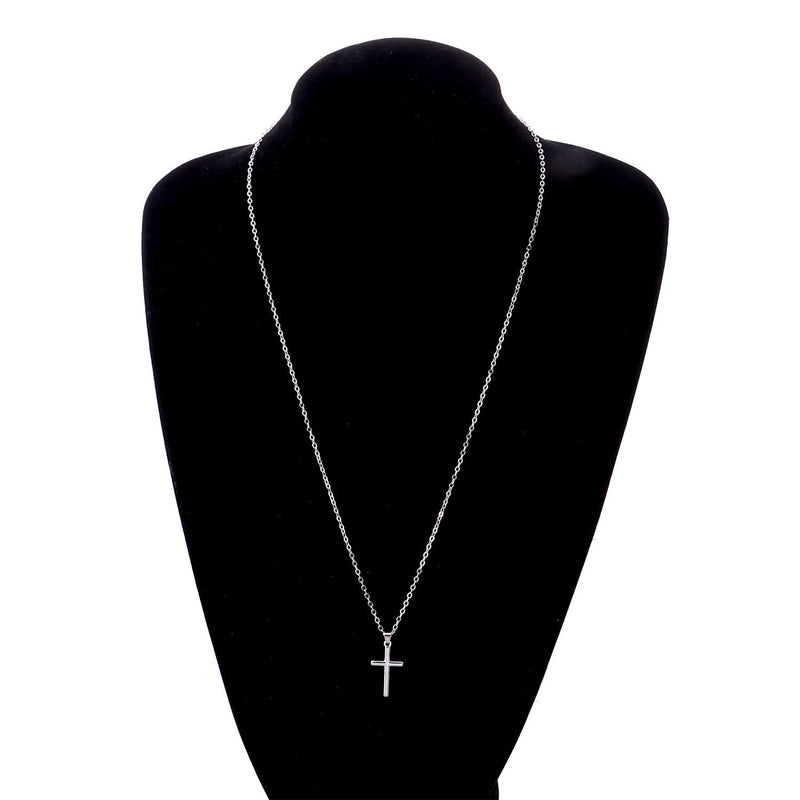 Cross Pendants Long Chain Necklace
