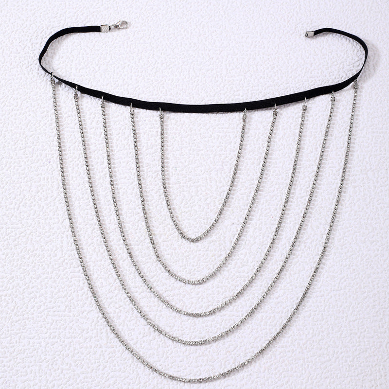 Sexy Beach Leg Chain Nightclub Multi-layer Thigh Chain