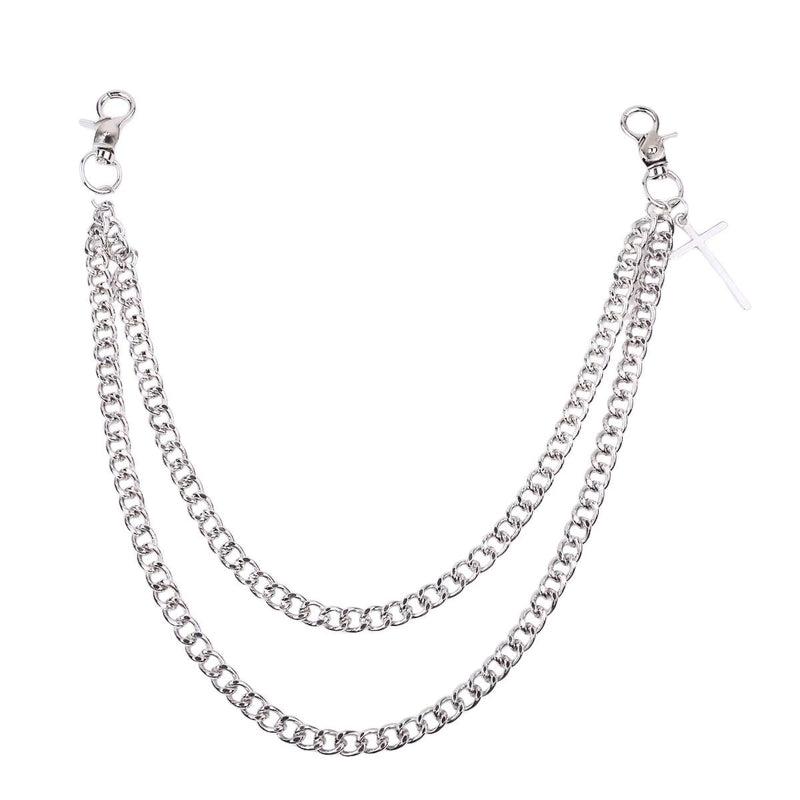 Punk Jewelry Hip Hop Double Layer Metal Body Chains