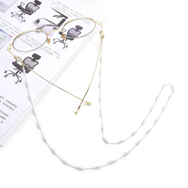 Sunglasses Chain Imitations Pearl Glasses Chain Holder