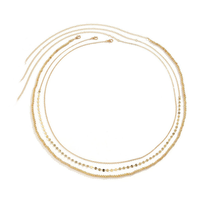 Vintage Style Stackable Summer Beach Bikini Body Chain