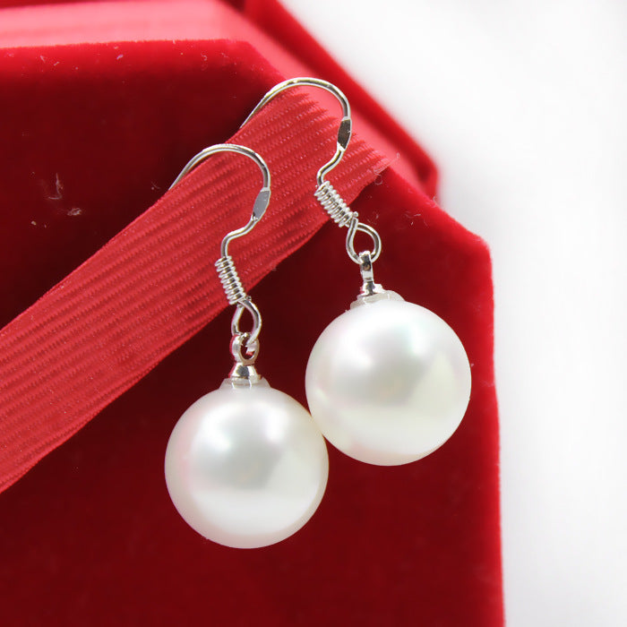 Pearl Hook Earrings Women