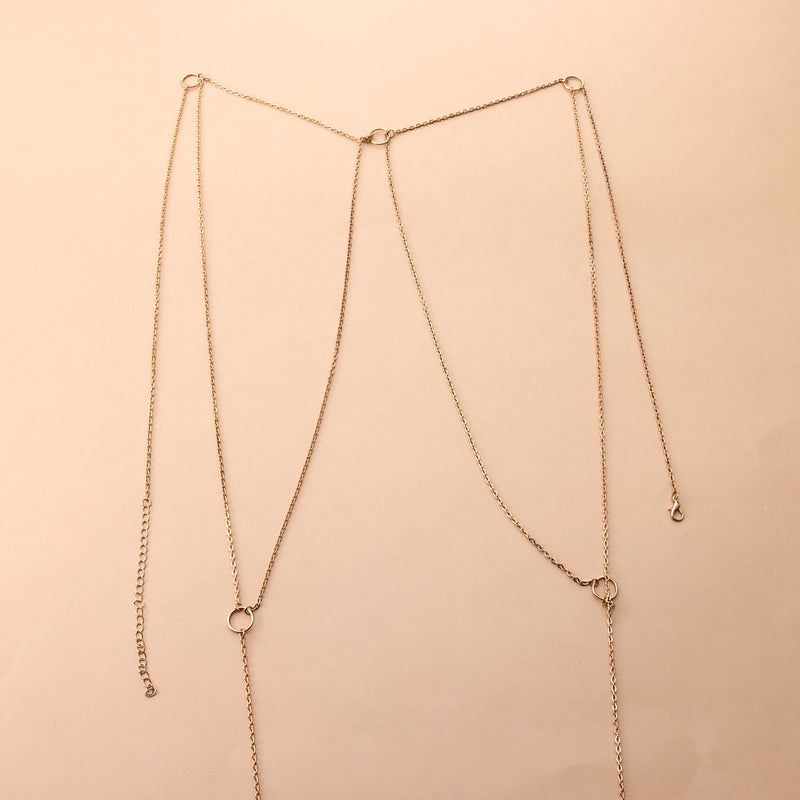 Body Chain Jewelry Tassel Harness Necklace Bra Chain