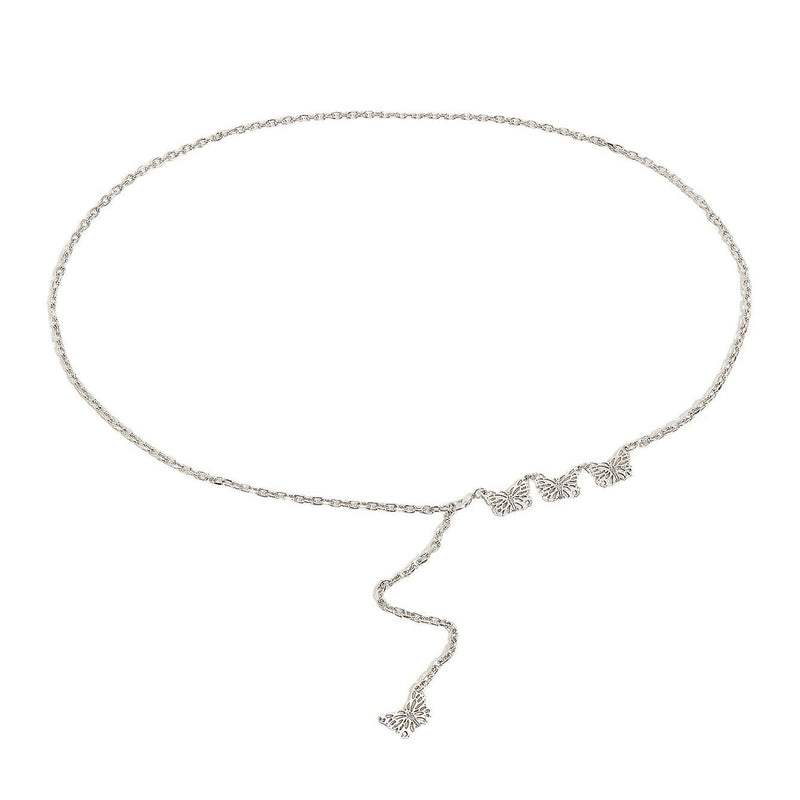 Waist Chain Belt Butterfly Metal Chain Belt