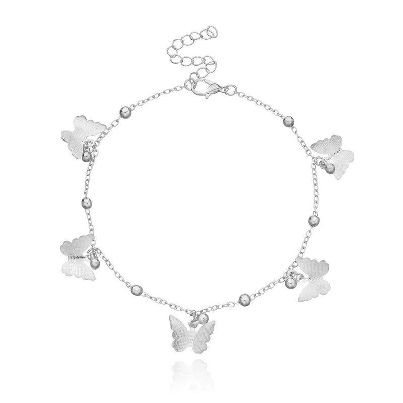 butterfly Charm Dangles Anklet Bracelet