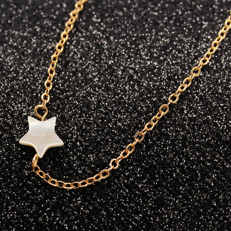 Shell Star Charm Necklace