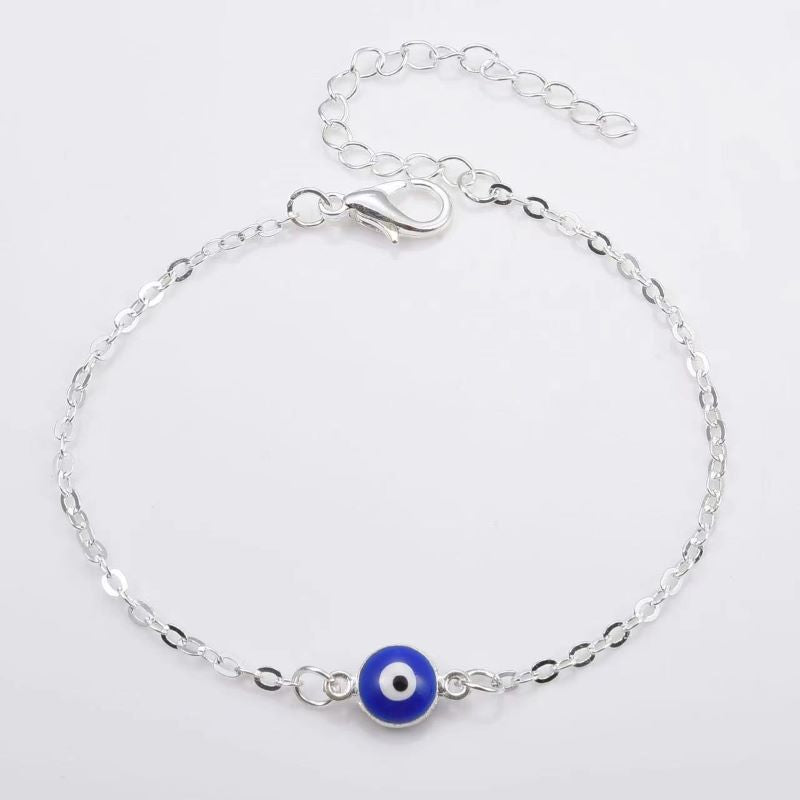 Bohemian Style Devil Eye Bracelet Double Layer Set