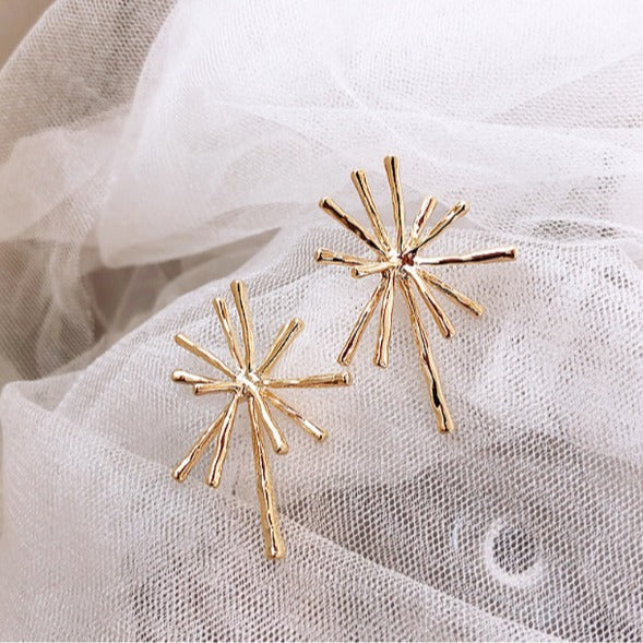 Irregular Fireworks Stud Earrings