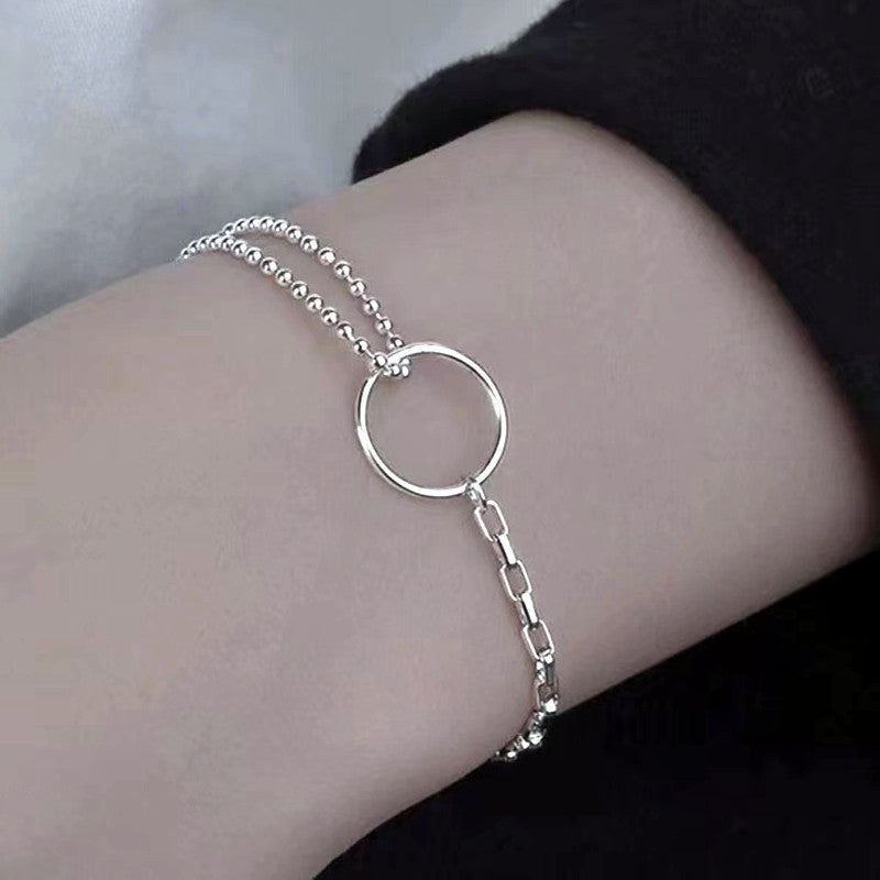 Simple Circle Design Chain Bracelet