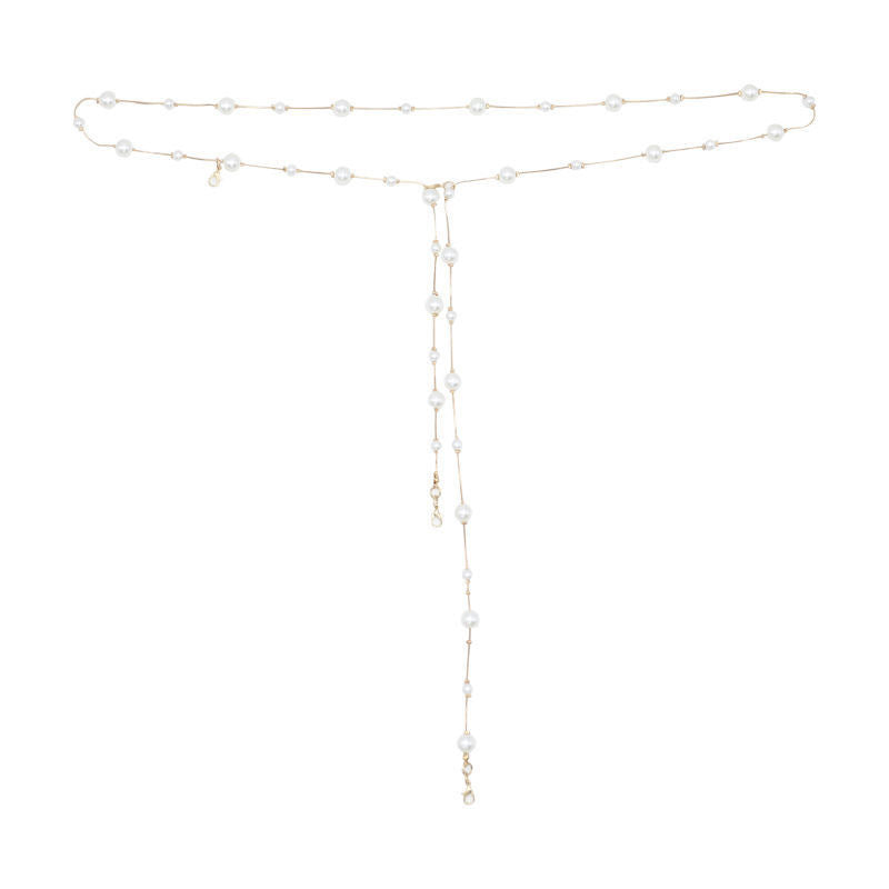 Body Chains Pearl Boho Layered Beach Waist Chain