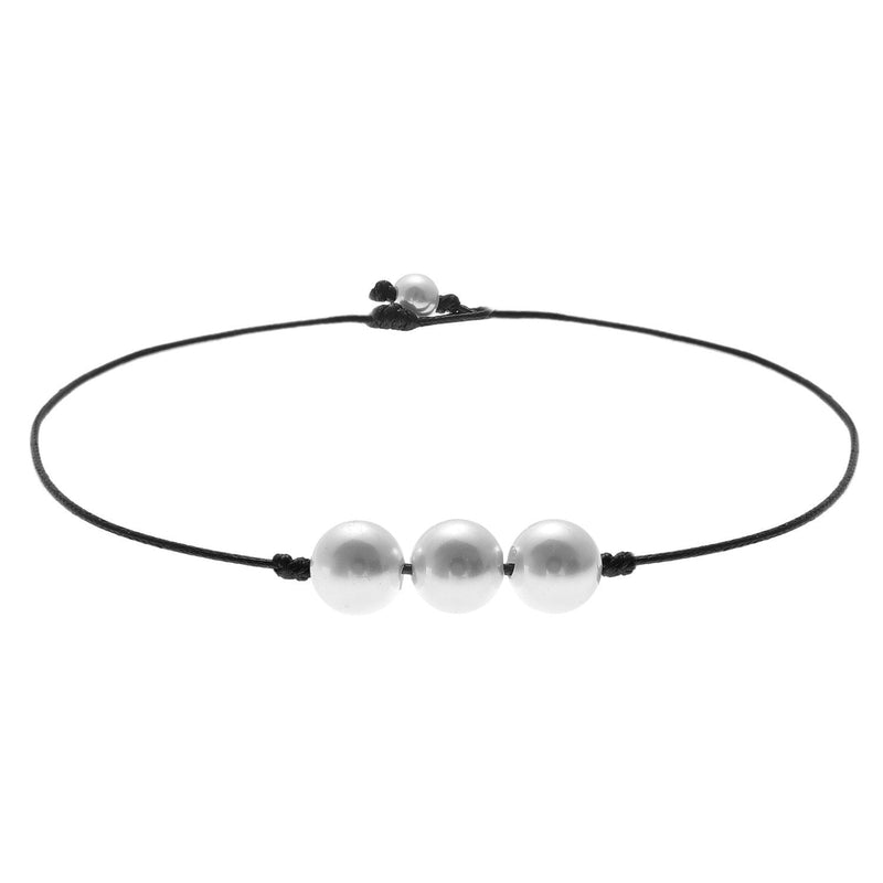 White Pearl Choker Necklace