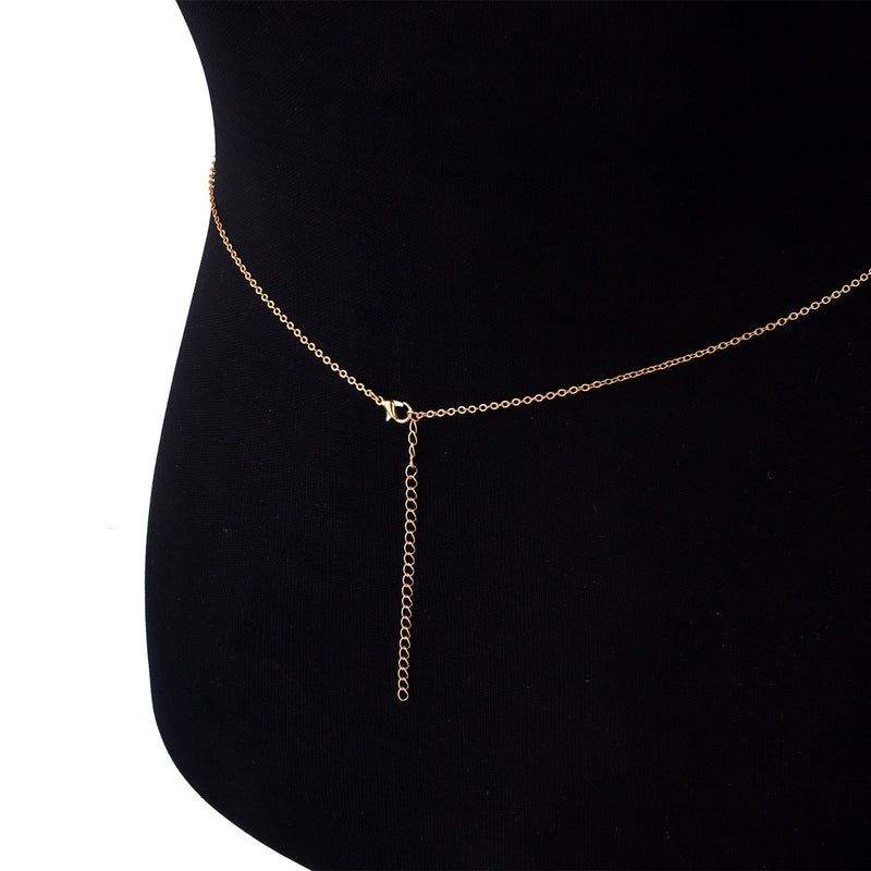 Women Sexy Body Chain Rhinestone Crystal Summer Beach