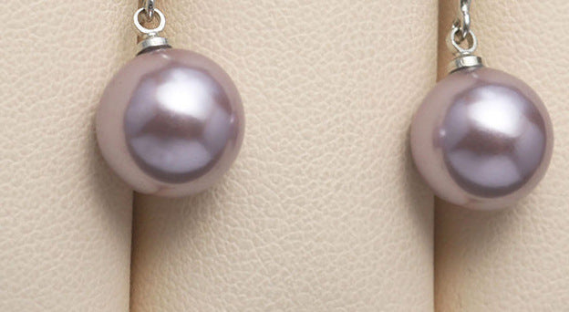 Shell Pearl Dangle Earrings