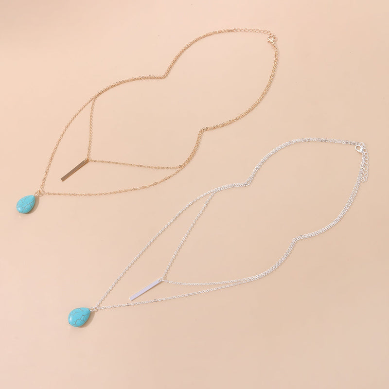 Turquoise Chain Necklace