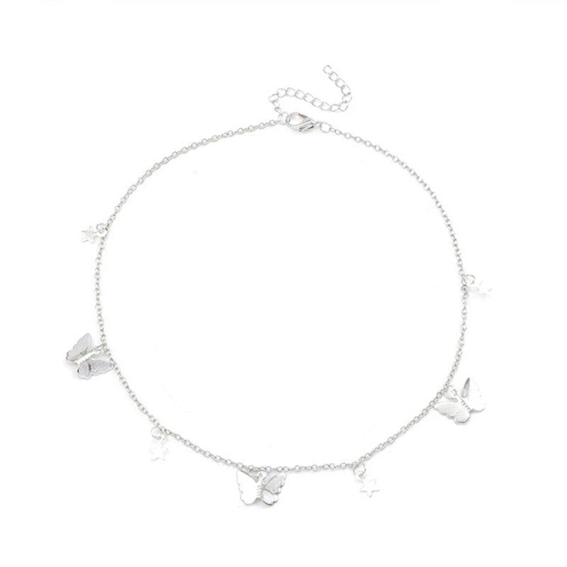 butterfly Pendant Necklace for Women