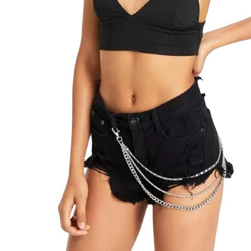 Ladies Sexy Metal Waist Chain Punk Style Jeans Body Chain