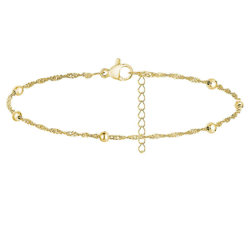 Twist Rope Chain Ankle Bracelet
