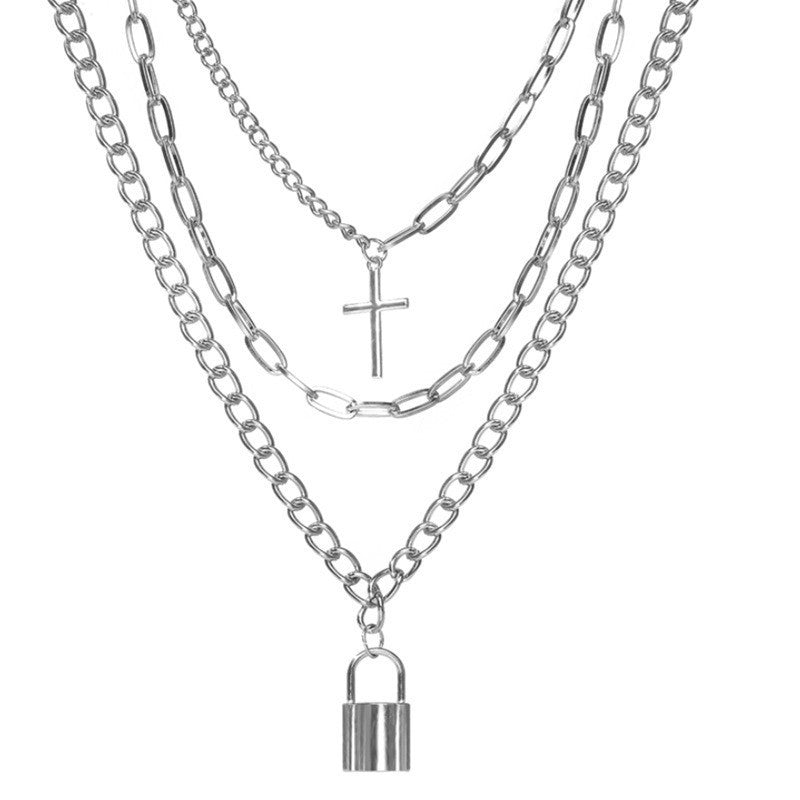 Multilayer Long Chain Necklace for Women