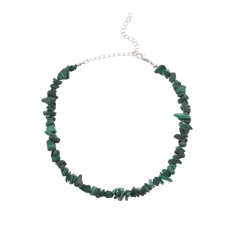 Irregular Natural Crushed Stone Necklace for Women