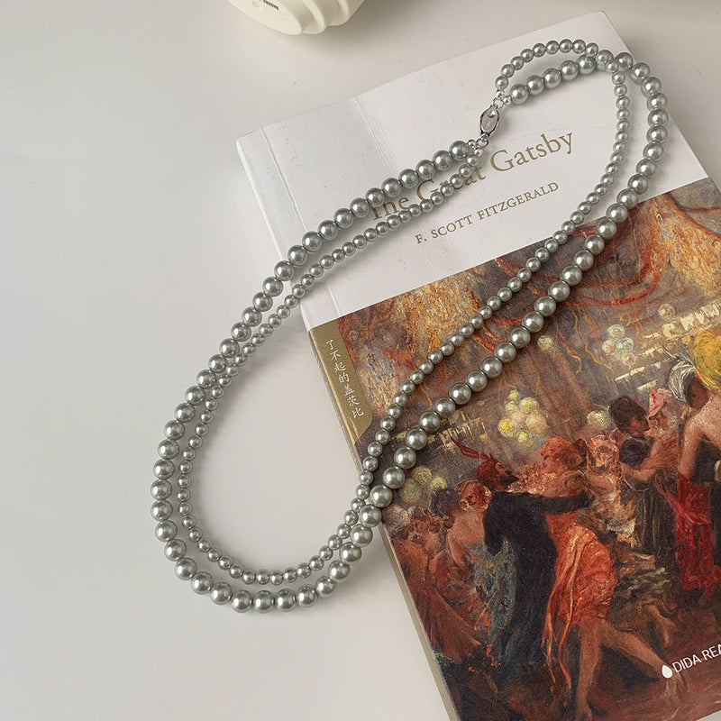 Twist Pearl Choker Necklace Fashion Jewelry