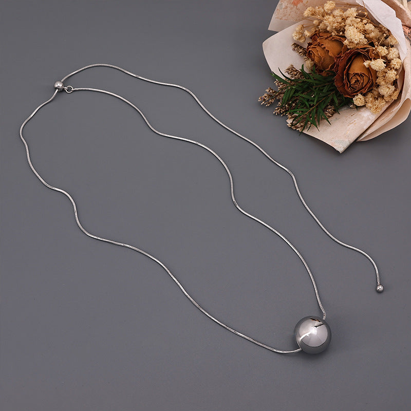 Floating Ball Pendant Necklace