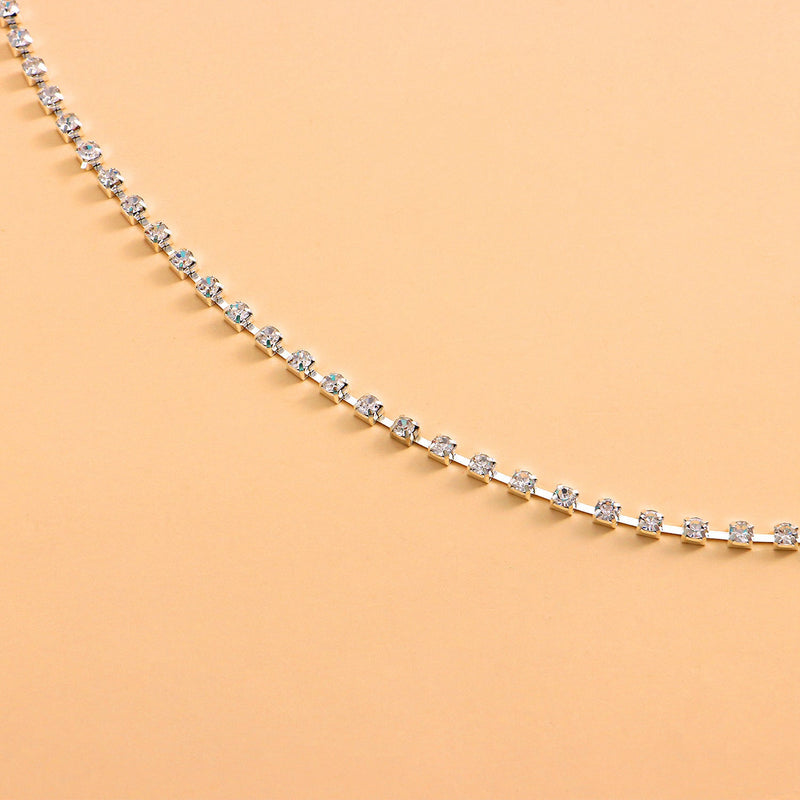 Bra Chain Sexy Cross Rhinestone Body Chain