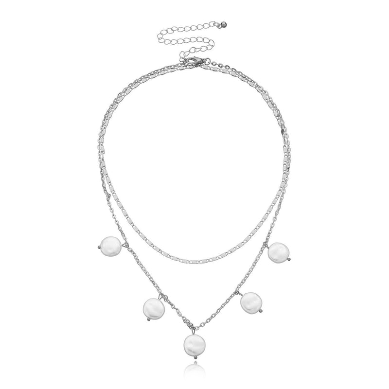 Multi-Layer Pearl Necklace for Women