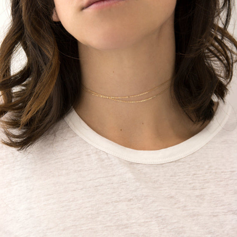 Elegent Long Chain Layered Necklace