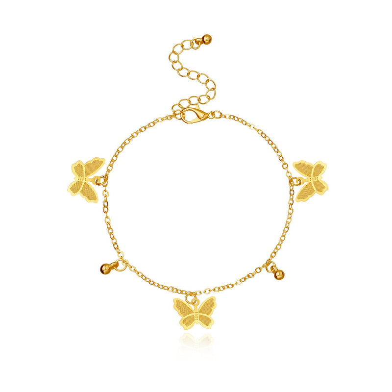 Butterfly Charms Anklets Chain Jewelry