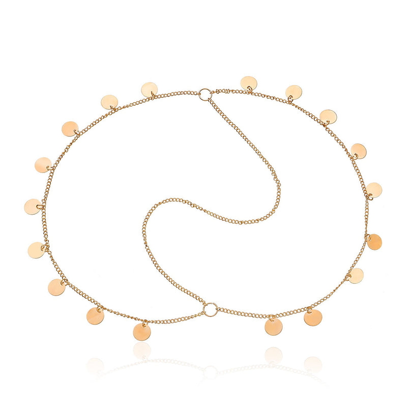 Bohemia Tassel Round Charm Head Chain Jewelry