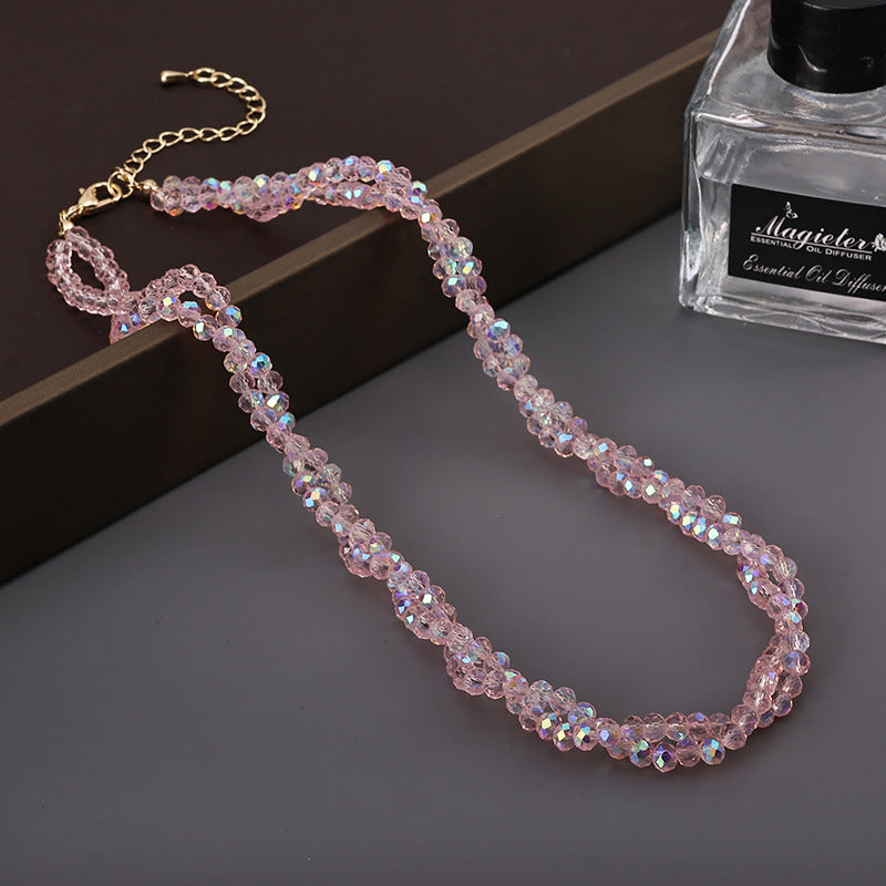 Glass Crystal Beads Necklace