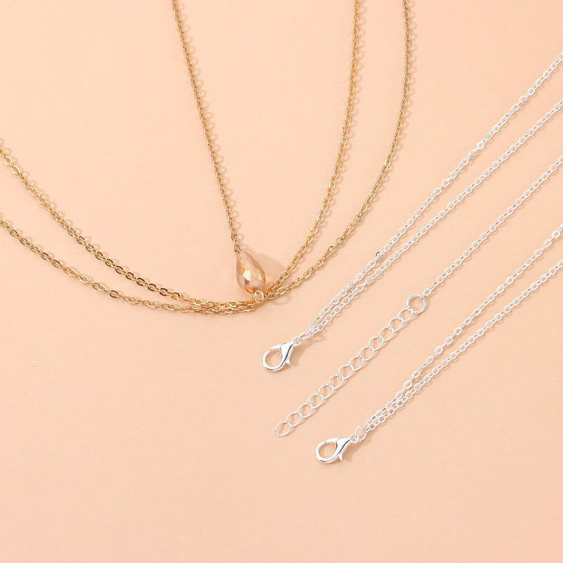 Bohemian Crystal Fashion Bridal Hair Chain Jewelry