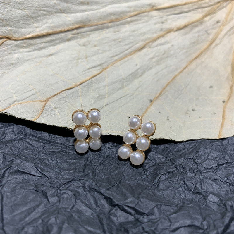 Pearl Pave Earring