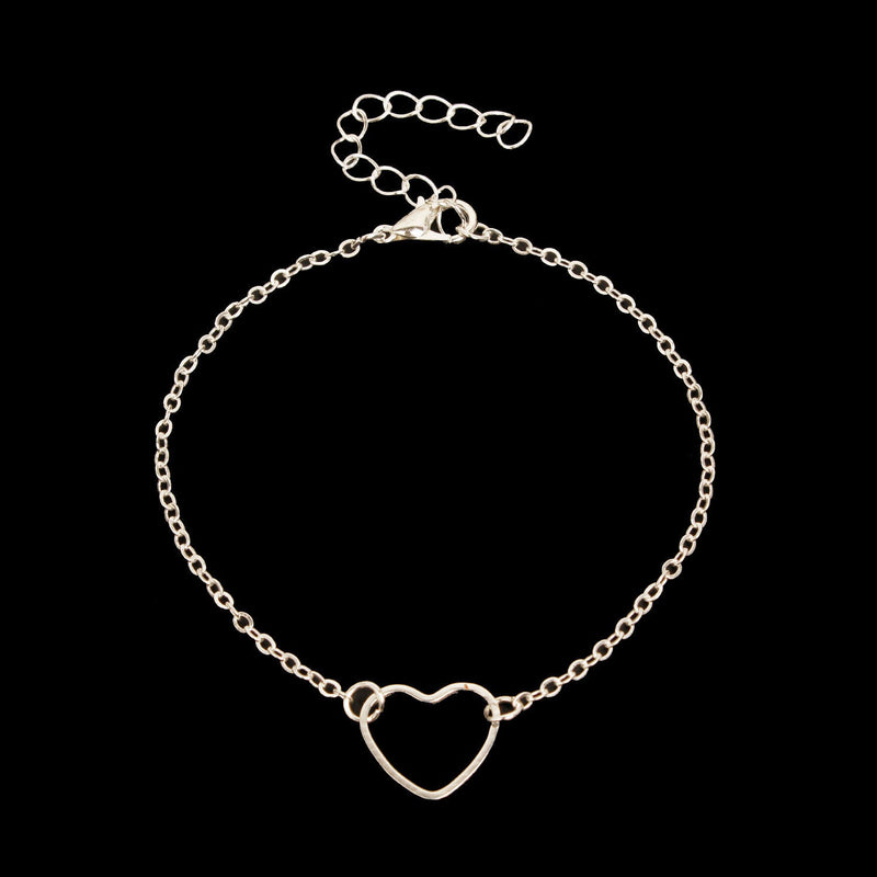 Fashionable Hollow Heart Bracelet