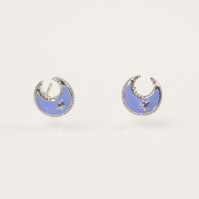 Moon Star Earrings Jewelry
