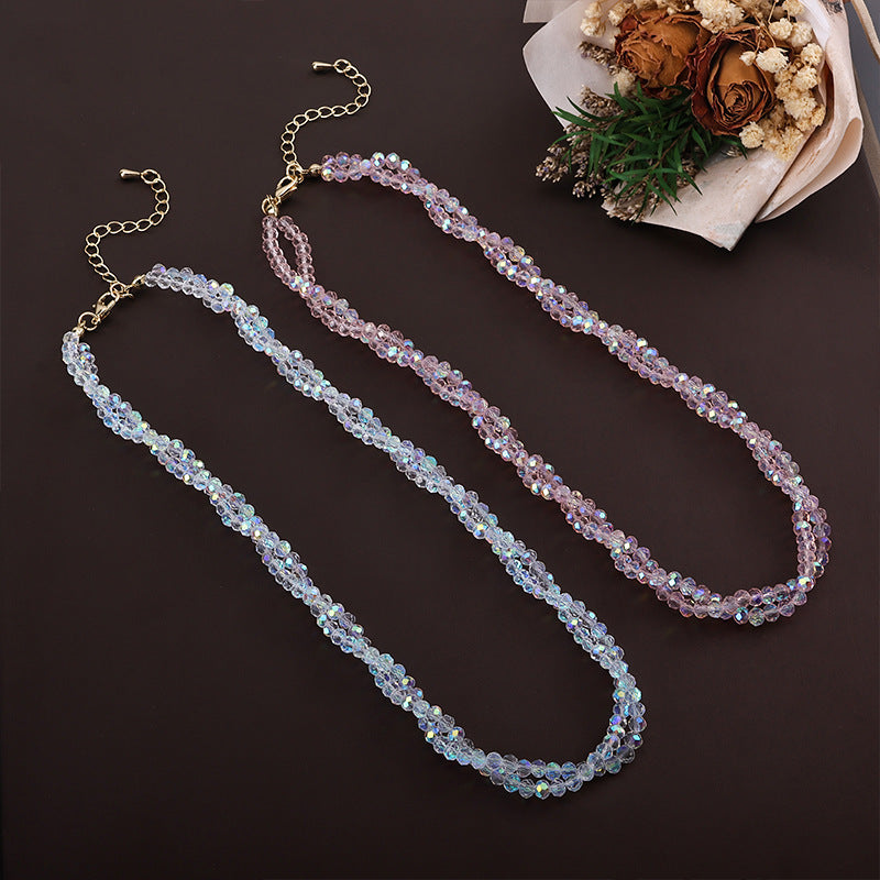 Glass Crystal Beads Necklace