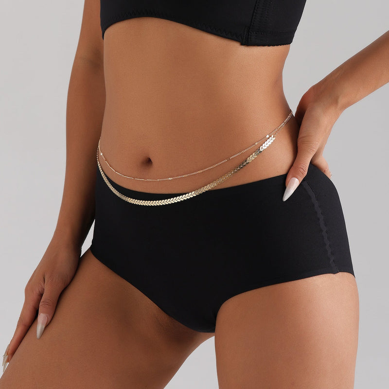 Sexy Body Waist Chain Jewelry Layered Metal Snake Bone Chain