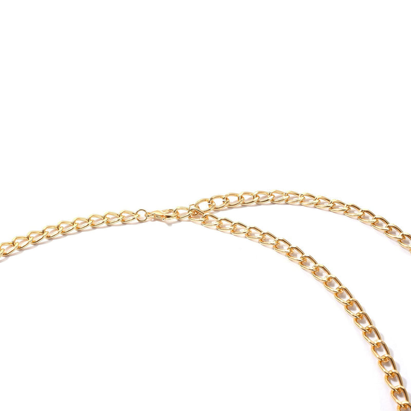 Sexy Beach Bikini Thin Belly Chain Simple Geometric Exaggerated Fringe Waist Chain Jewelry