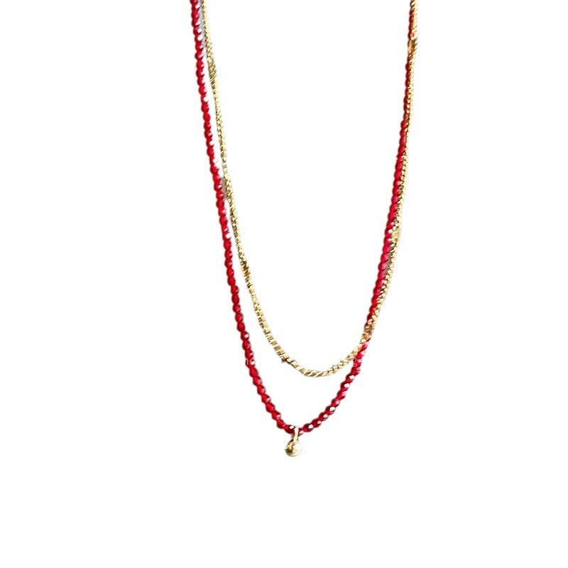 Tiny Small Bead Necklace