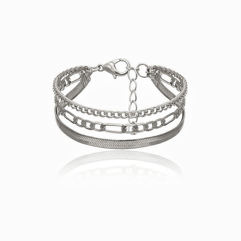 Multilayer Chain Bracelet