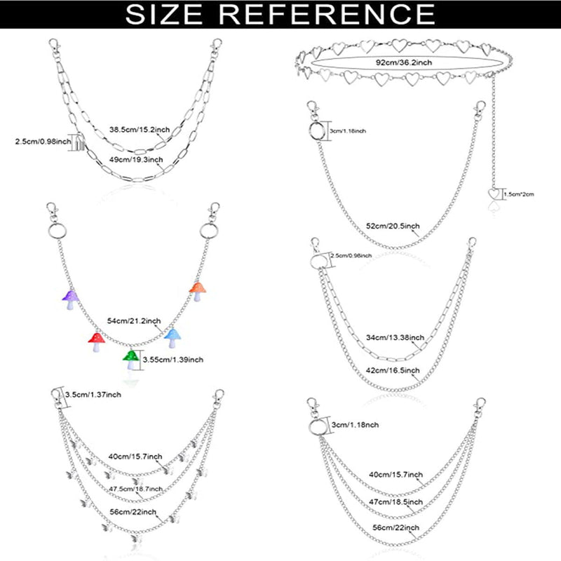 Ladies Pants Decoration Chain Belt Waist Chain