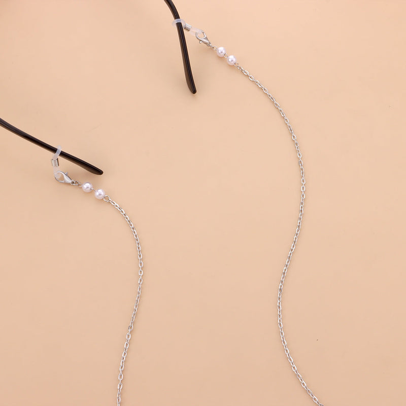 Eyeglass Chains Sunglasses Metal Pearl Glasses Chain